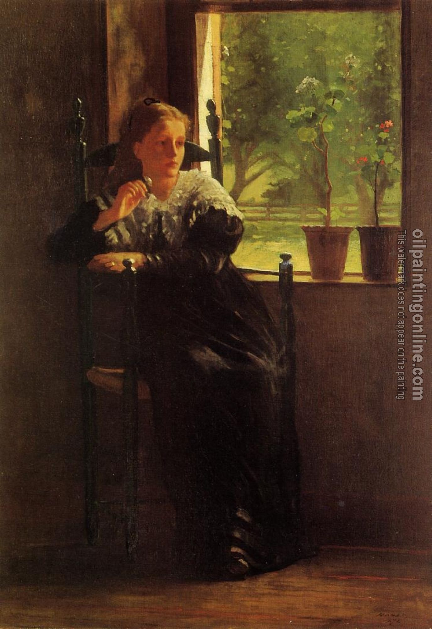 Homer, Winslow - At the Window